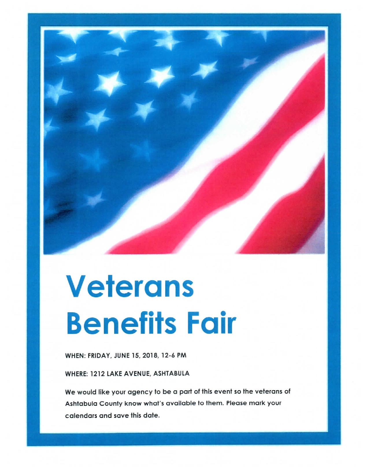 Veterans Benefit Fair Veterans Outreach