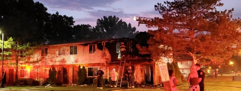 VETERAN AND FAMILY NARROWLY ESCAPE HOUSE FIRE.
