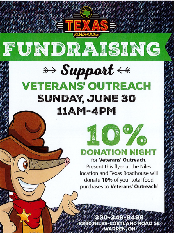 Thank You, Texas Roadhouse! Veterans' Outreach