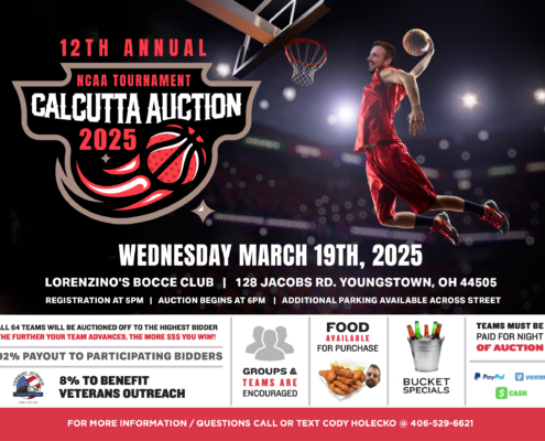 2025 CALCUTTA MARCH MADNESS Flyer